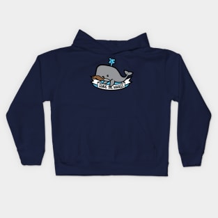 Shave The whales! Kids Hoodie